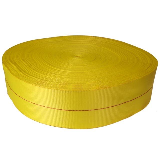 4" x 300' 20K Polyester Cargo Webbing - Yellow
