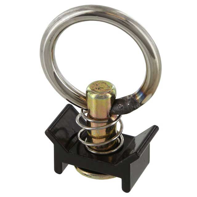 6 Piece 4 foot L Track Tie Down System Black image 2 of 9