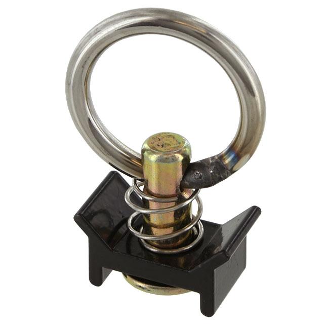 8 Piece 4 foot L Track Tie Down System Black image 2 of 9