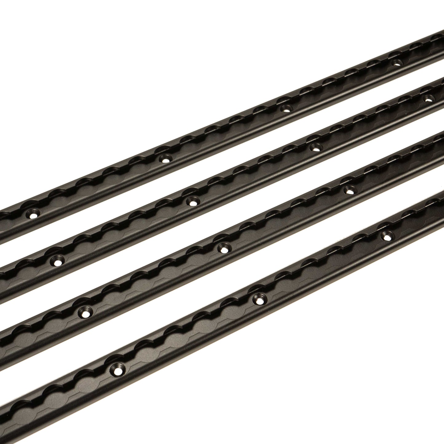 8 Piece 4 foot L Track Tie Down System Black image 3 of 9