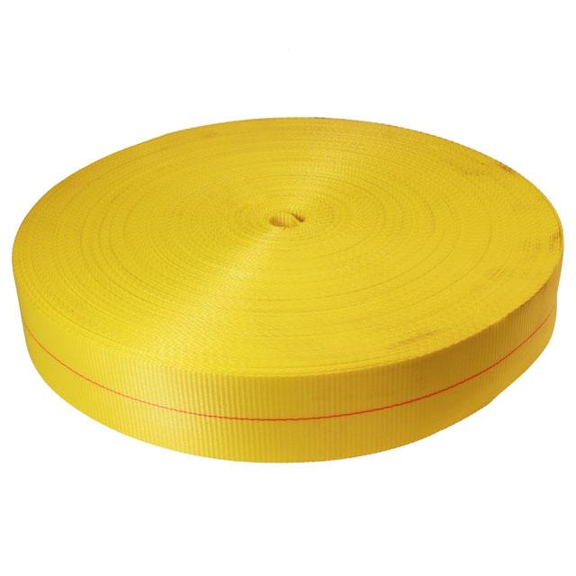 3" x 300' 20K Polyester Cargo Webbing - Yellow