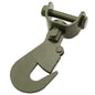 Olive Drab Swivel Flat Hook for 2" Webbing