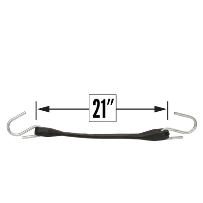 21 inch Rubber Tarp Straps (bundle of 10) Natural Rubber image 3 of 3