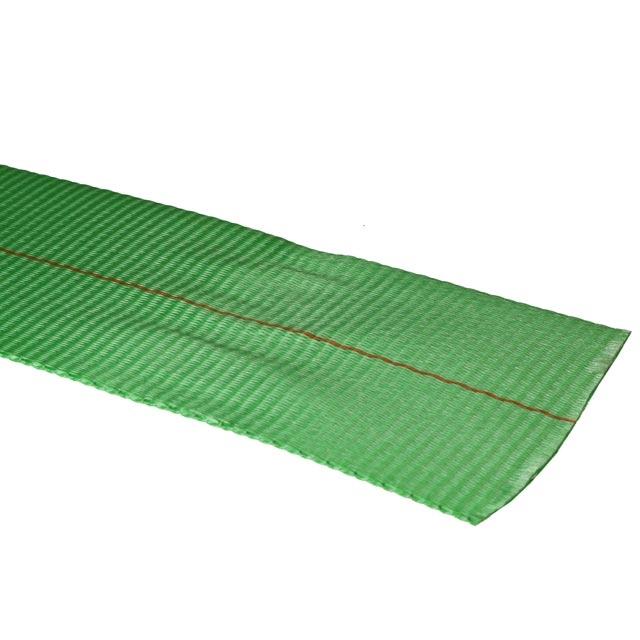 4" 20K Polyester Cargo Webbing - Green - Linear Foot