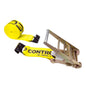 4 inch x 27 foot Yellow Ratchet Strap w Flat Hooks image 1 of 4