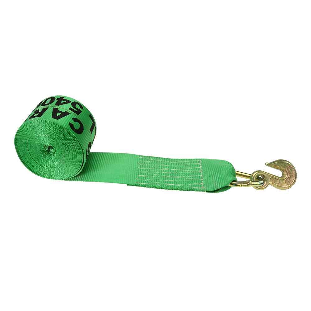 4 inch x 27 foot Winch Straps with Grab Hook