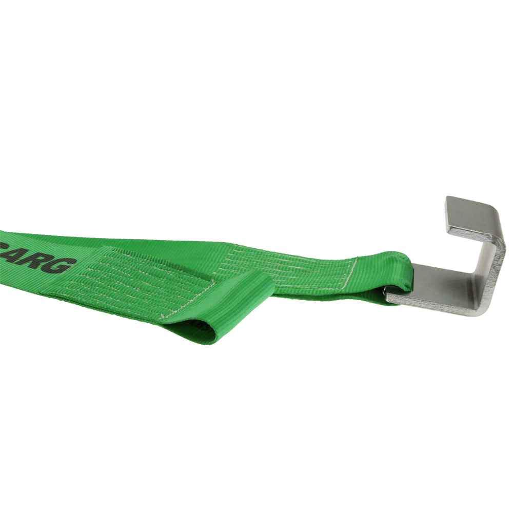 4 inch x 5 foot Container Roll Off Strap w Sewn End Loop
