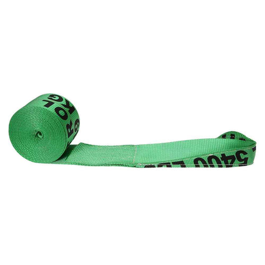 4 inch x 30 foot Winch strap with Twisted Sewn Loop