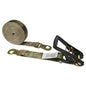 2 inch x 30 foot Camo Ratchet Strap w Black Ratchet & Flat Snap Hooks image 1 of 2
