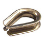 (25 Pack) 3/8" Heavy Duty Stainless Steel Thimbles Type 304