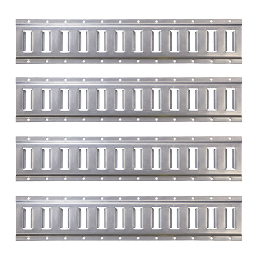2 foot Horizontal Galvanized E Track (Box of 4) image 1 of 9