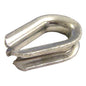 Wire Rope Thimbles Heavy Duty Galvanized 12 inch (10 Pack)