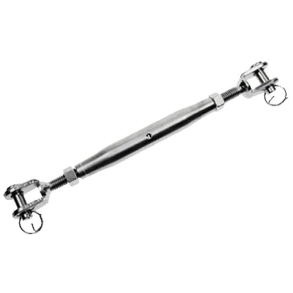 Jaw & Jaw Stainless Steel Pipe Turnbuckles - 5/8