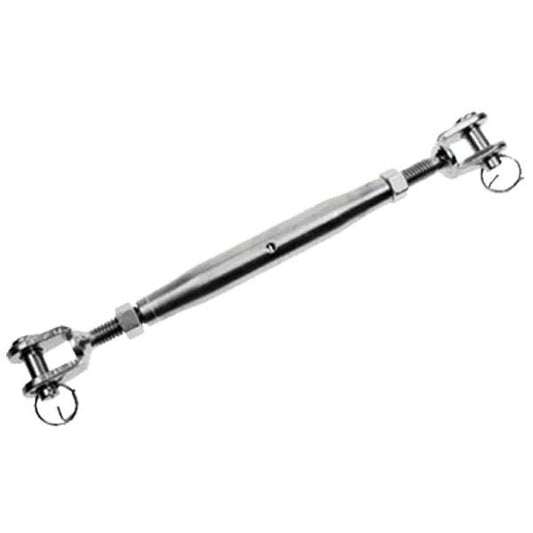 Jaw & Jaw Stainless Steel Pipe Turnbuckles - 5/8