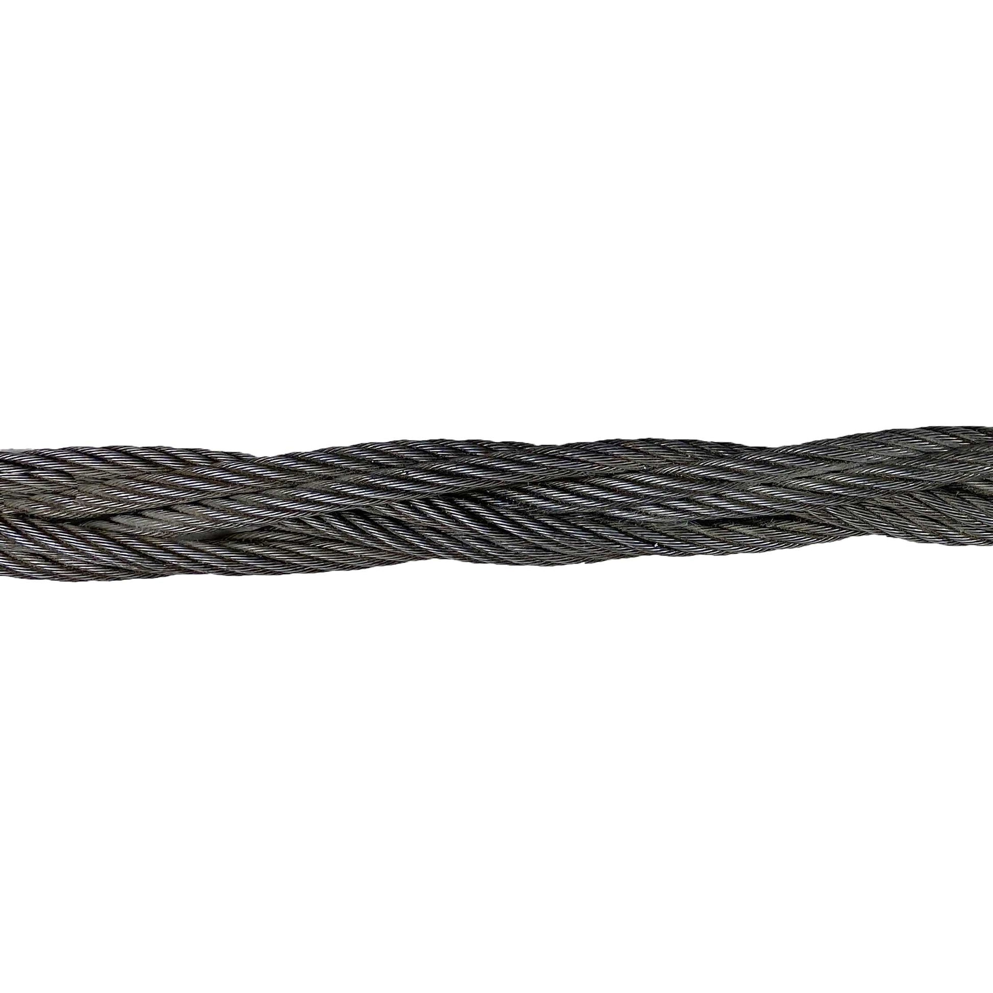 34 inch x 12 foot Six Part Braided Wire Rope Sling image 3 of 3