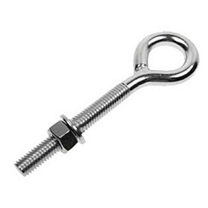 38 inch x 4 Stainless Steel Type 316 Welded Eye Bolt image 1 of 2