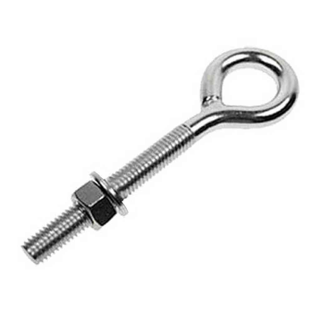 38 inch x 6 inch Stainless Steel Type 316 Welded Eye Bolt image 1 of 2