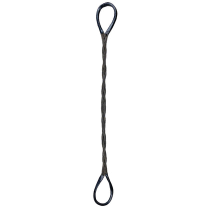 1 inch x 12 foot Eight Part Braided Wire Rope Sling image 1 of 3