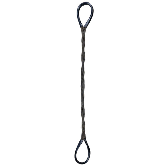 1 inch x 12 foot Eight Part Braided Wire Rope Sling image 1 of 3