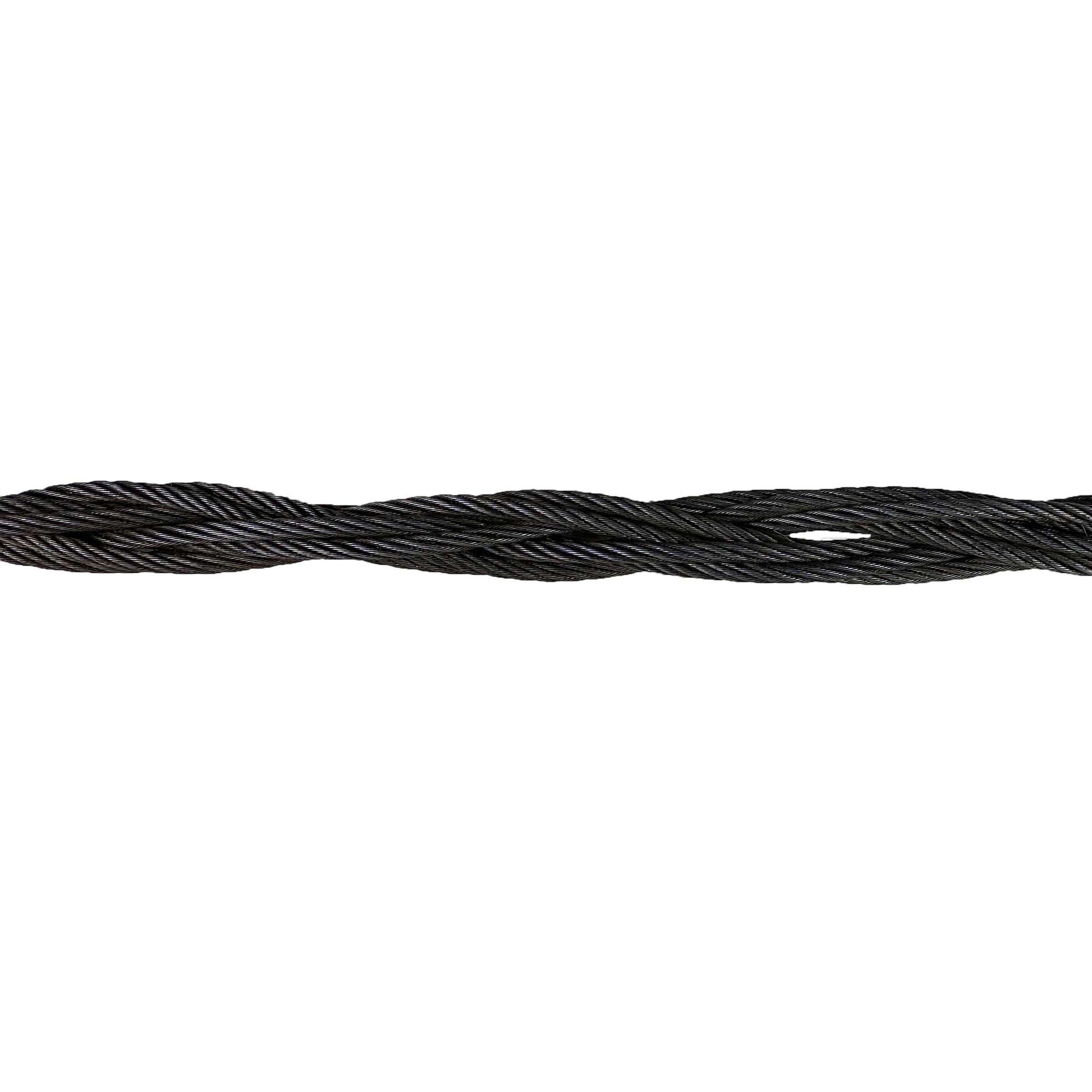1 inch x 12 foot Eight Part Braided Wire Rope Sling image 3 of 3
