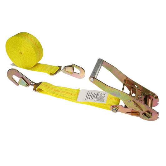 2" x 20' Ratchet Strap w/ Twisted Flat Snap Hooks