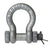 Bolt Type Anchor Shackle Chicago Hardware 14 inch Galvanized Steel 5 Ton image 1 of 2