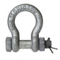 Bolt Type Anchor Shackle Chicago Hardware 14 inch Galvanized Steel 5 Ton image 1 of 2
