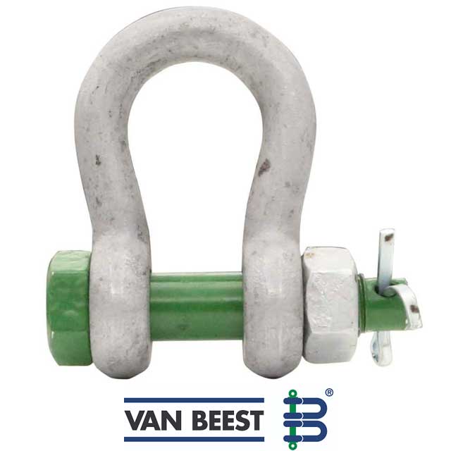 Van Beest (G4163) 134 inch Bolt Type Anchor Shackle 25 Ton image 2 of 2