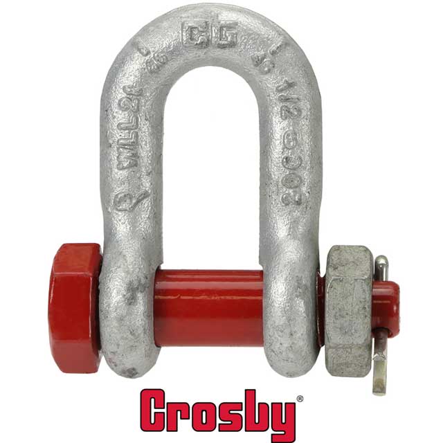 Crosby&reg Chain Shackle Bolt Type 34 inch G2150 475 Ton image 2 of 2