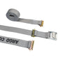 2 inch x 16 foot Gray ETrack Cam Strap w DoubleFitted End image 1 of 9