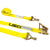 2 inch x 12 foot Yellow E Track Strap w Spring EFittings & Double Stud image 1 of 10