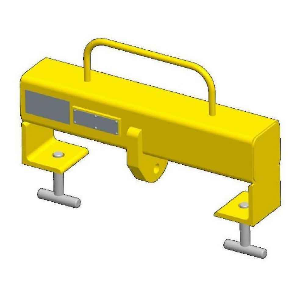 M&W Single Hook Forklift Beam - 10,000 lb.