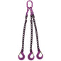 38 inch x 14 foot 3 Leg Chain Sling w Sling Hooks Grade 100 image 1 of 2