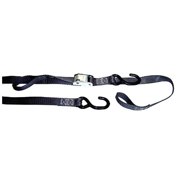 1 inch x 6 foot Cam Buckle Handlebar Strap wSHooks & Pull Loop
