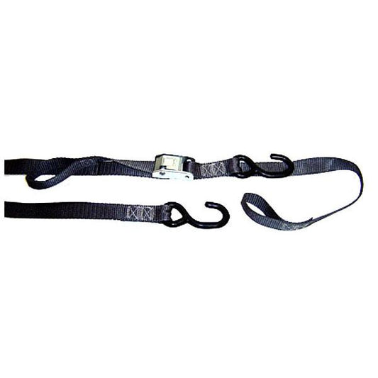 1 inch x 6 foot Cam Buckle Handlebar Strap wSHooks & Pull Loop