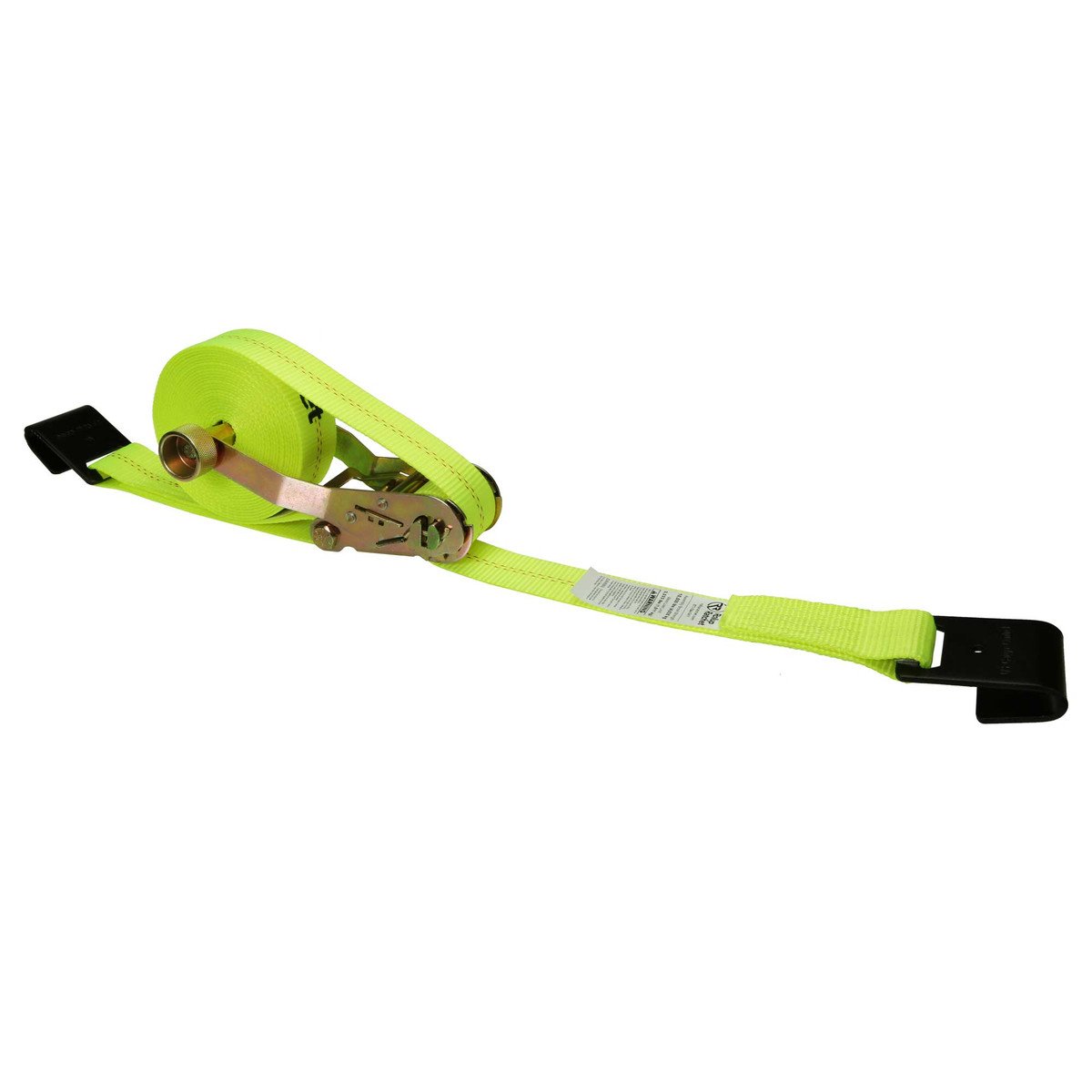 2" x 27' Rollup Ratchet Strap With Flat Hook
