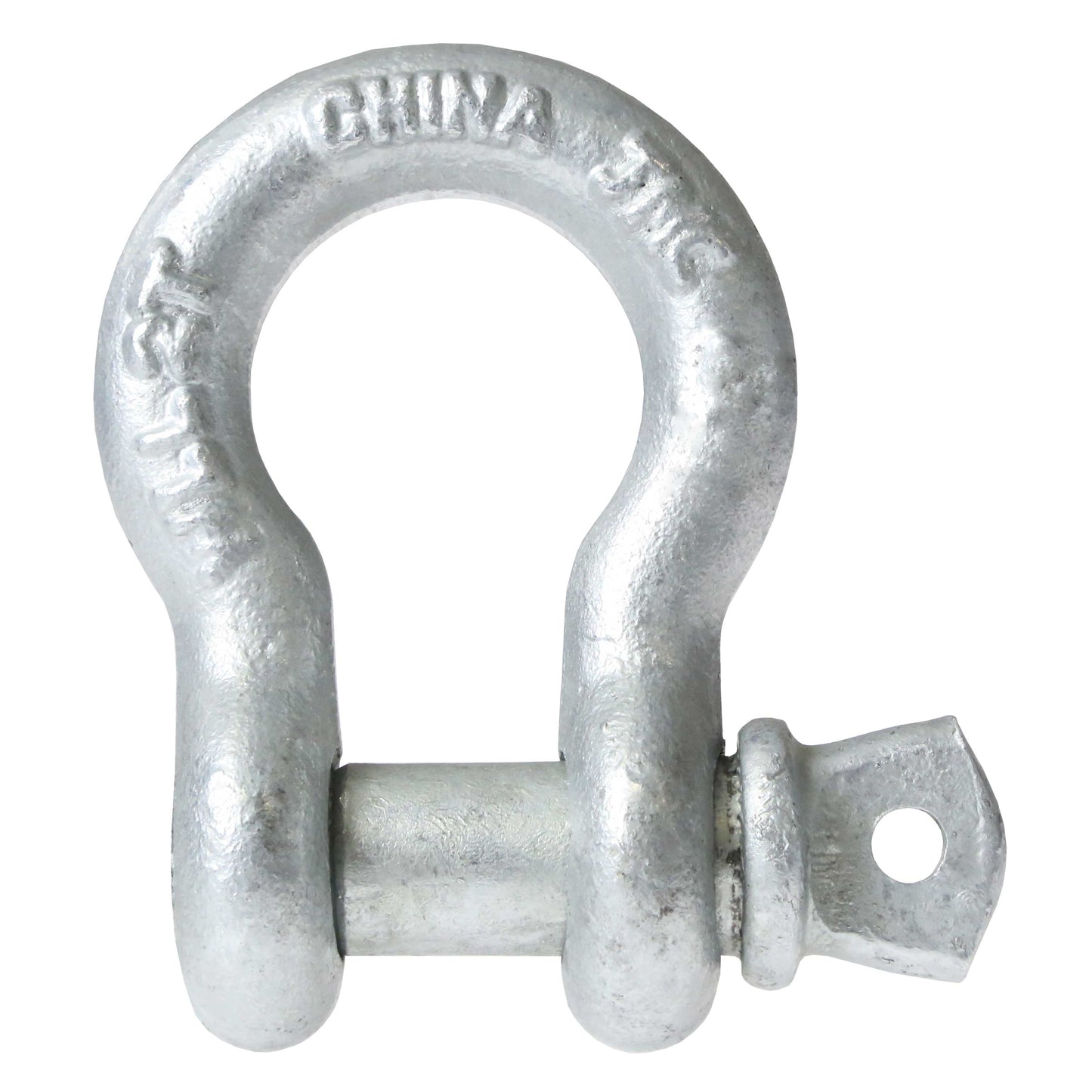 112 inch Galvanized Screw Pin Anchor Shackle Import 17 Ton