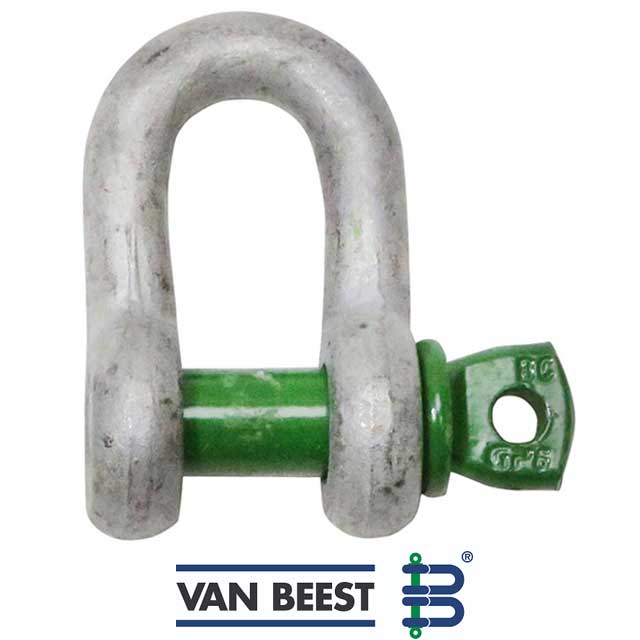 Van Beest (G4151) 12 inch Screw Pin Chain Shackle 2 Ton image 2 of 2