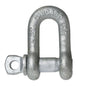 Screw Pin Chain Shackle Chicago Hardware 78 inch Galvanized Steel 65 Ton image 1 of 2