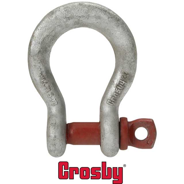 Crosby inchWide Body inch Shackle Screw Pin G2169 125 Ton image 2 of 2