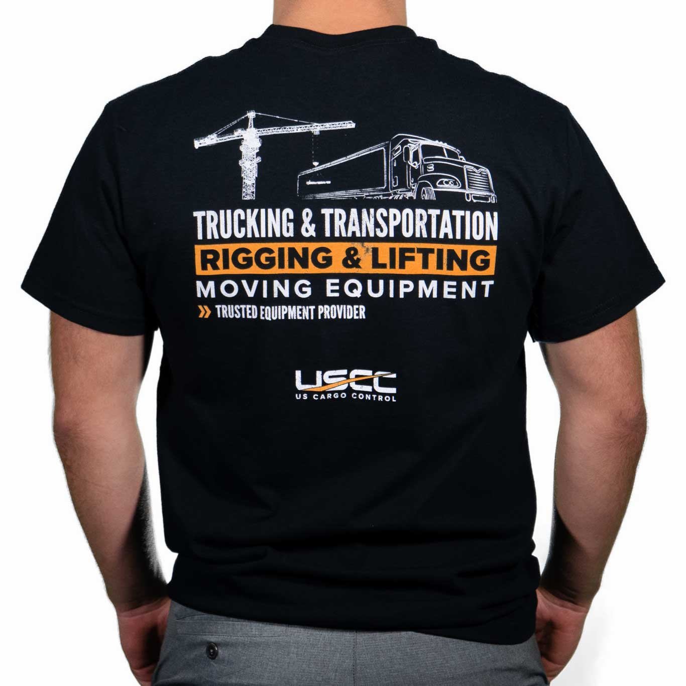 USCC Black Gildan Ringspun TShirt L image 1 of 2 image 2 of 2