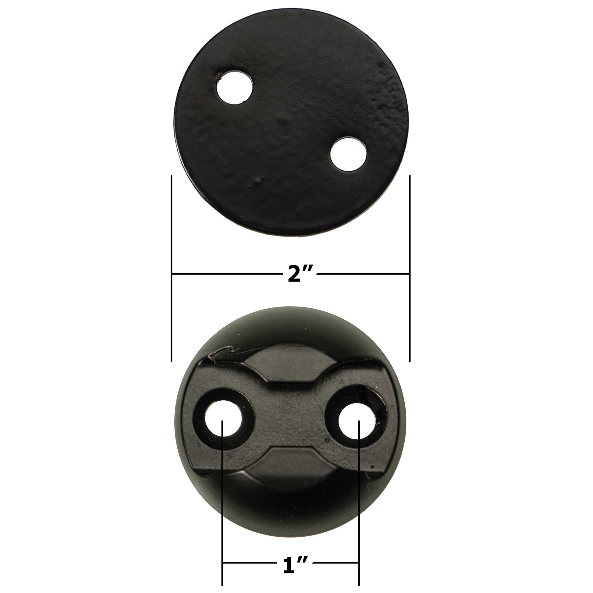 2 inch Round Anchor Point Tie Down Kit Black image 5 of 9