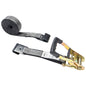 Blackline 2" x  18' Ratchet Strap w/ Flat Hooks