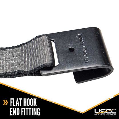 Blackline 2" x  27' Ratchet Strap w/ Flat Hooks