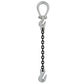 12 inch x 5 foot Crosby Adjustable Single Leg Chain Sling w Grab Hook Grade 100 image 1 of 2