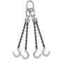12 inch x 15 foot Crosby Adjustable 4 Leg Chain Sling w Foundry Hooks Grade 100 image 1 of 2