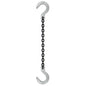 12 inch x 18 foot Crosby Single Leg Chain Sling w Foundry & Foundry Hooks Grade 100 image 1 of 2