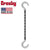 58 inch x 12 foot Crosby Single Leg Chain Sling w Foundry & Foundry Hooks Grade 100 image 2 of 2