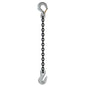 516 inch x 20 foot Crosby Single Leg Chain Sling w Grab & Sling Hooks Grade 100 image 1 of 2
