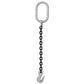 38 inch x 12 foot Crosby Single Leg Chain Sling w Grab Hook Grade 100 image 1 of 2